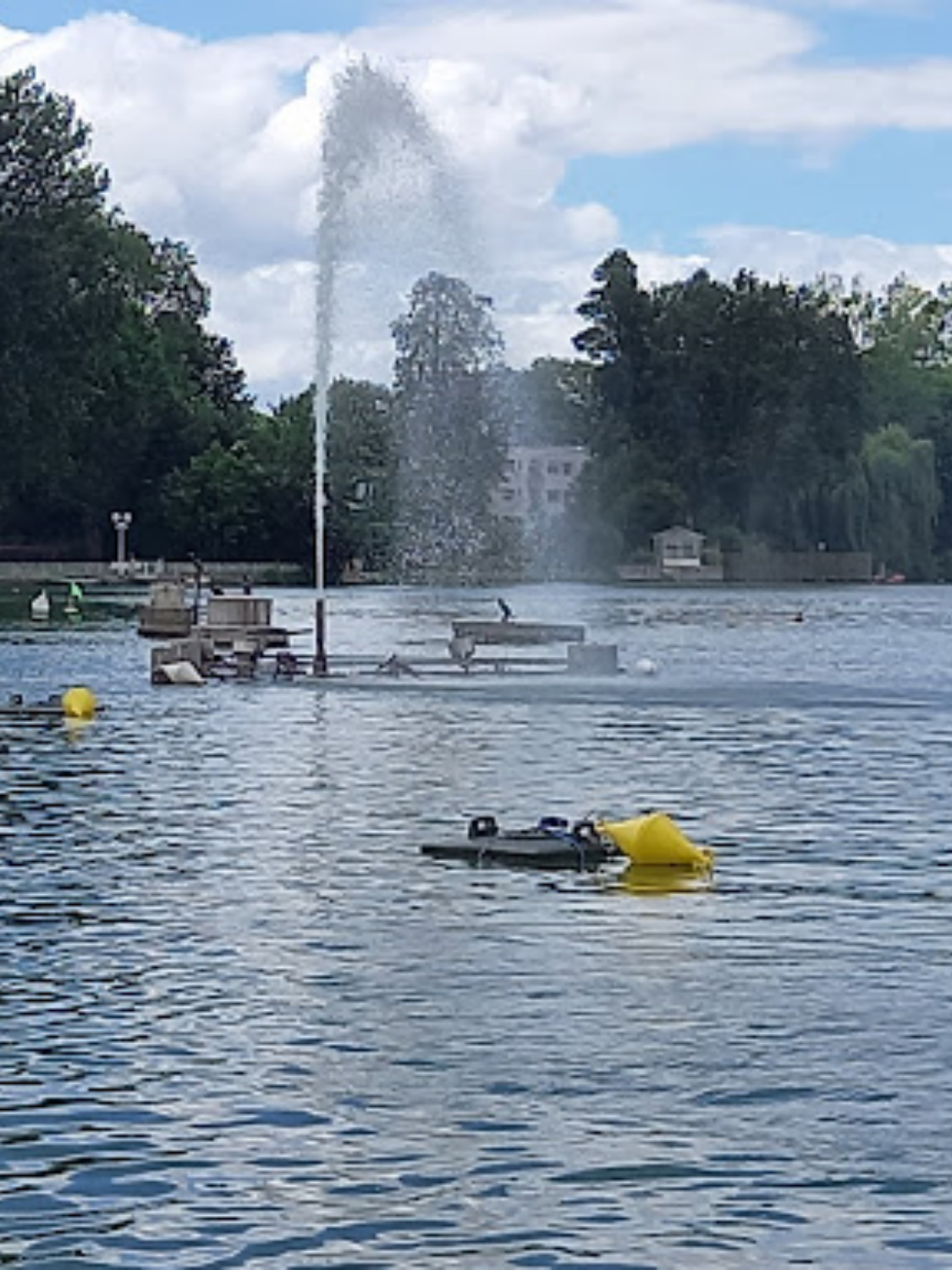Aérateur du Lac d'Enghein Les Bains