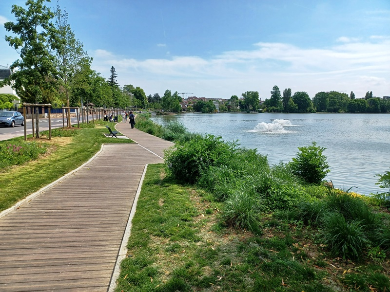 aération plan d'eau Lac d'enghien